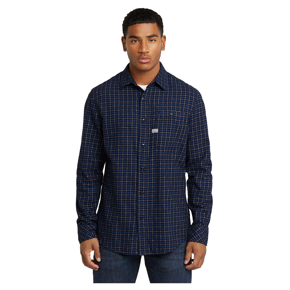 G-Star Herren Bristum 2.0 Slim Hemd, Mehrfarben (Rinsed Chibi Check D23553-D747-G710), M