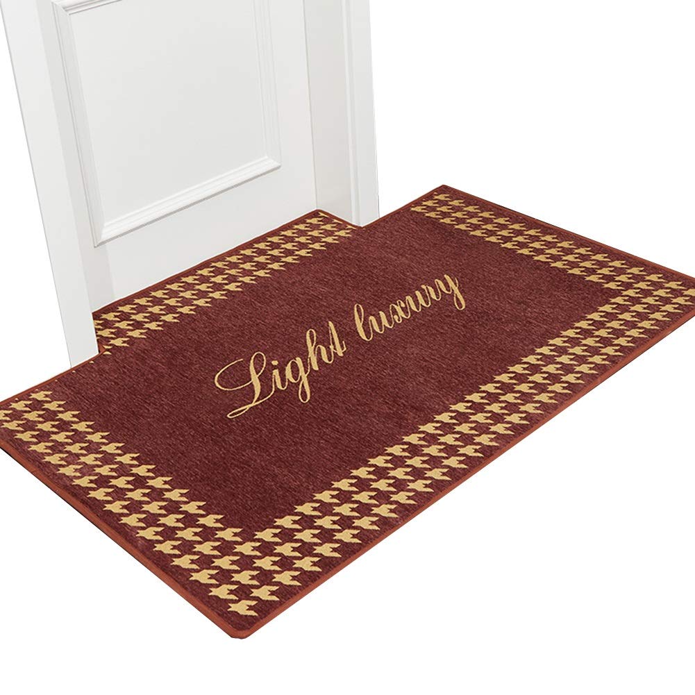 Tapis de porte ZRUYI anti-glisse style classique pour entrée et cuisine lavable