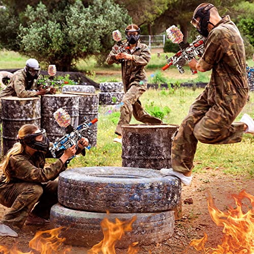 Water Balls Beads Refill Ammo 7-8Mm 200000 Pcs Gel Balls Blaster Bullets With Measuring Spoon For Kids Non-Toxic Eco Friendly Water Balls Ammo Compatible With Gel Balls Blaster Guns #TOP5