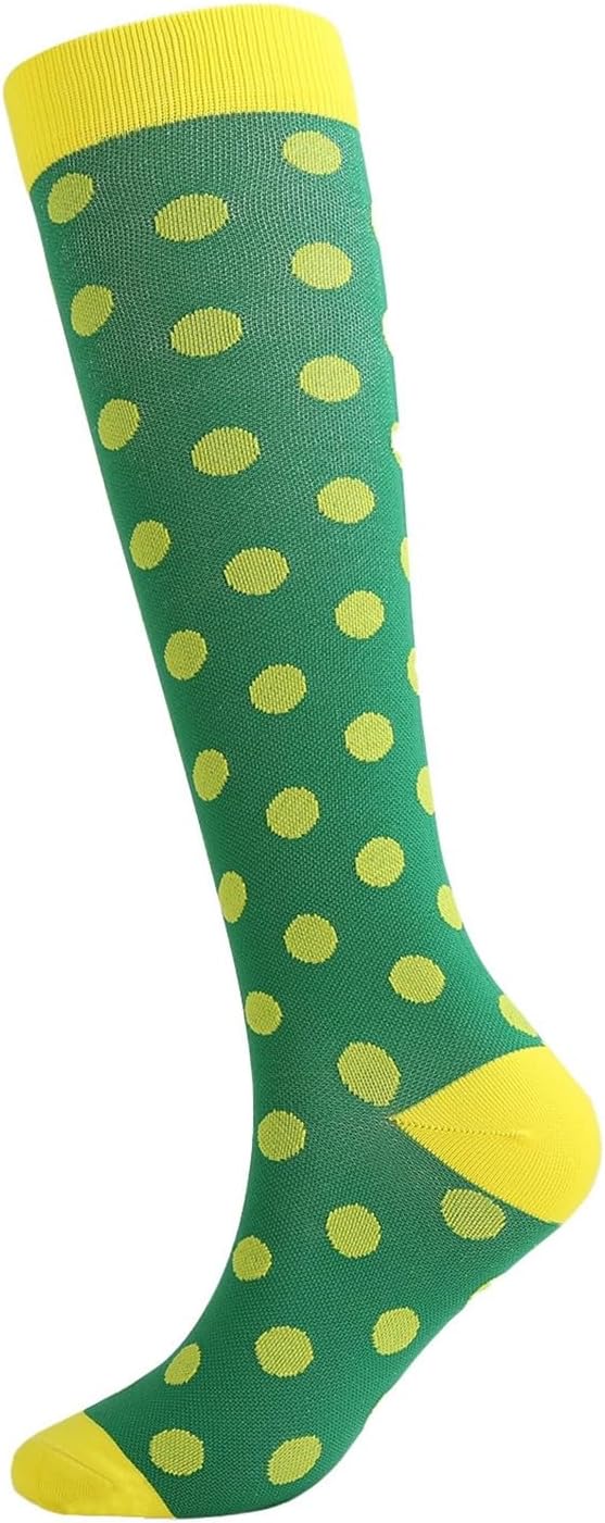 Plus Size Womens Men Cute Compression Sock Love Print The Knee for Thigh High Funny Soft Stockings for Daily