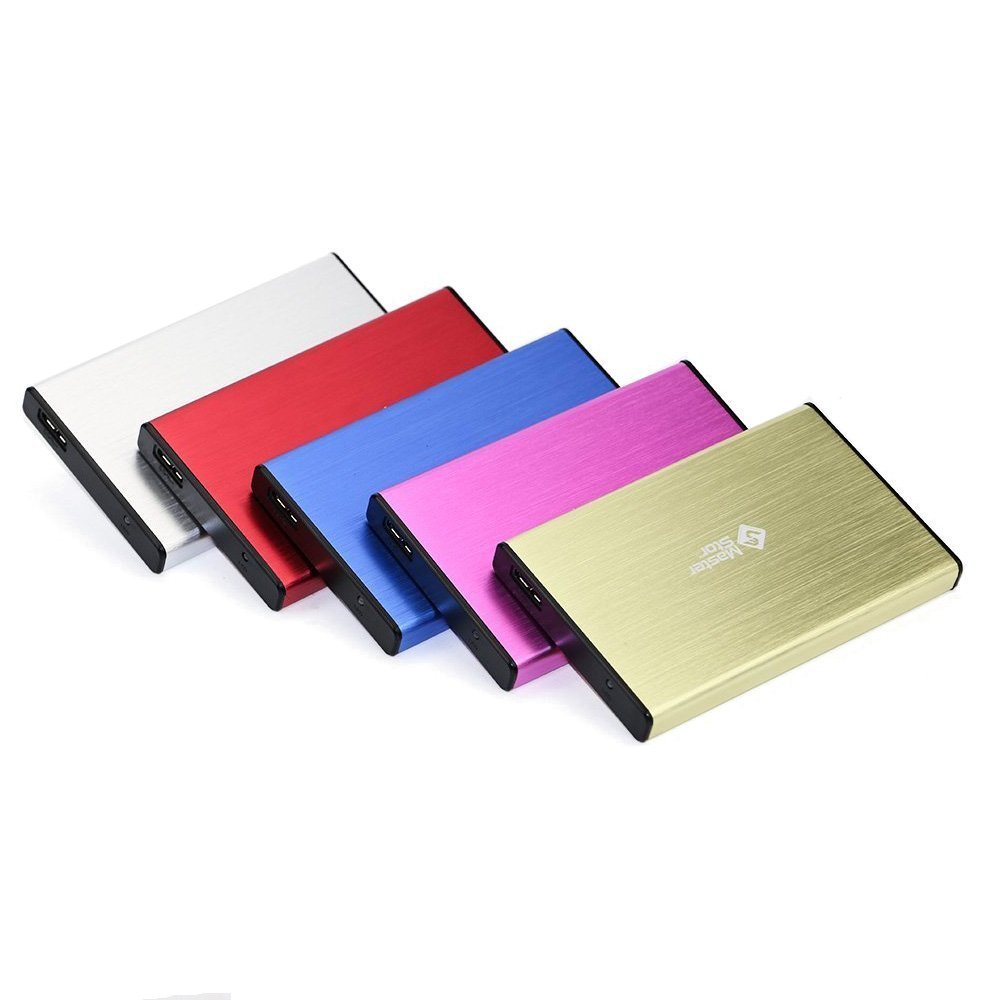 MasterStor 1 anni di garanzia-esterno disco rigido USB 3.0 super veloce da 2,5 pollici SATA Laptop Hard Drive portatile Hard Drive rosso (80 GB, 120 GB, 160 GB, 320 GB, 500 GB, 1 TB) (500GB)