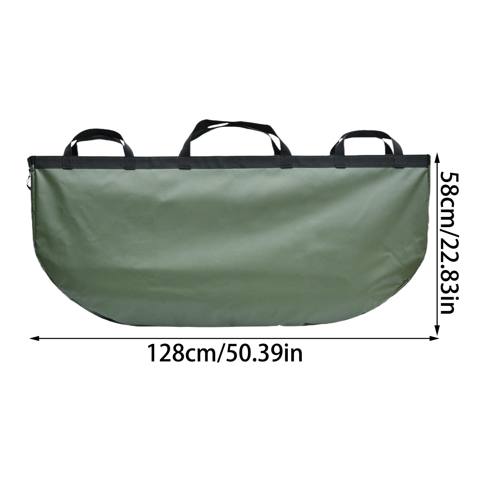 Isolierte Fischtasche – Angeltasche mit großer Kapazität | Wasserdichter Barschbehälter, atmungsaktives Angelzubehör für Turnierangeln, Armee-grün, Refer to Description, Uni