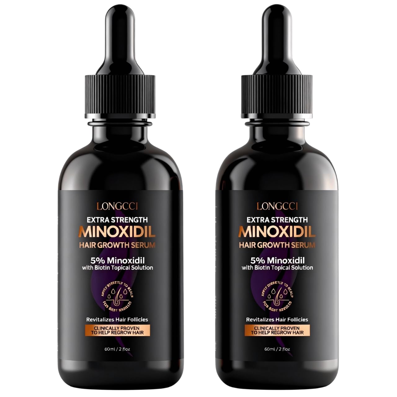 5 Minoxidil for Women Hair Growth Extra Strength Hair Regrowth Treatment Revitalize Hair Follicles Regrow Thicker Fuller Hair