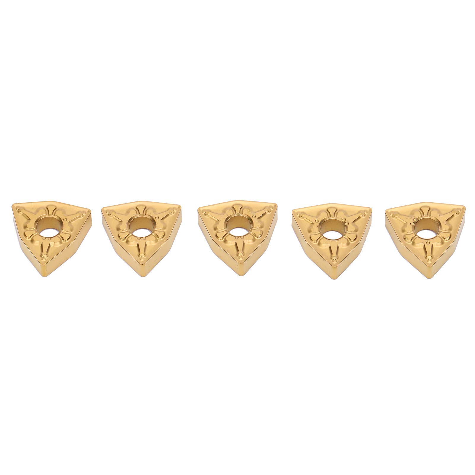 Garosa 10 piezas de torno CNC, inserto de torneado de hoja CNC, corte de hoja de carburo sólido indexable WNMG080408-TM LF9018 para el acabado de Steell,plaquitas de torneado