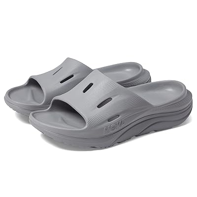 Hoka Ora Recovery Slide 3 Shoes Grey/Grey