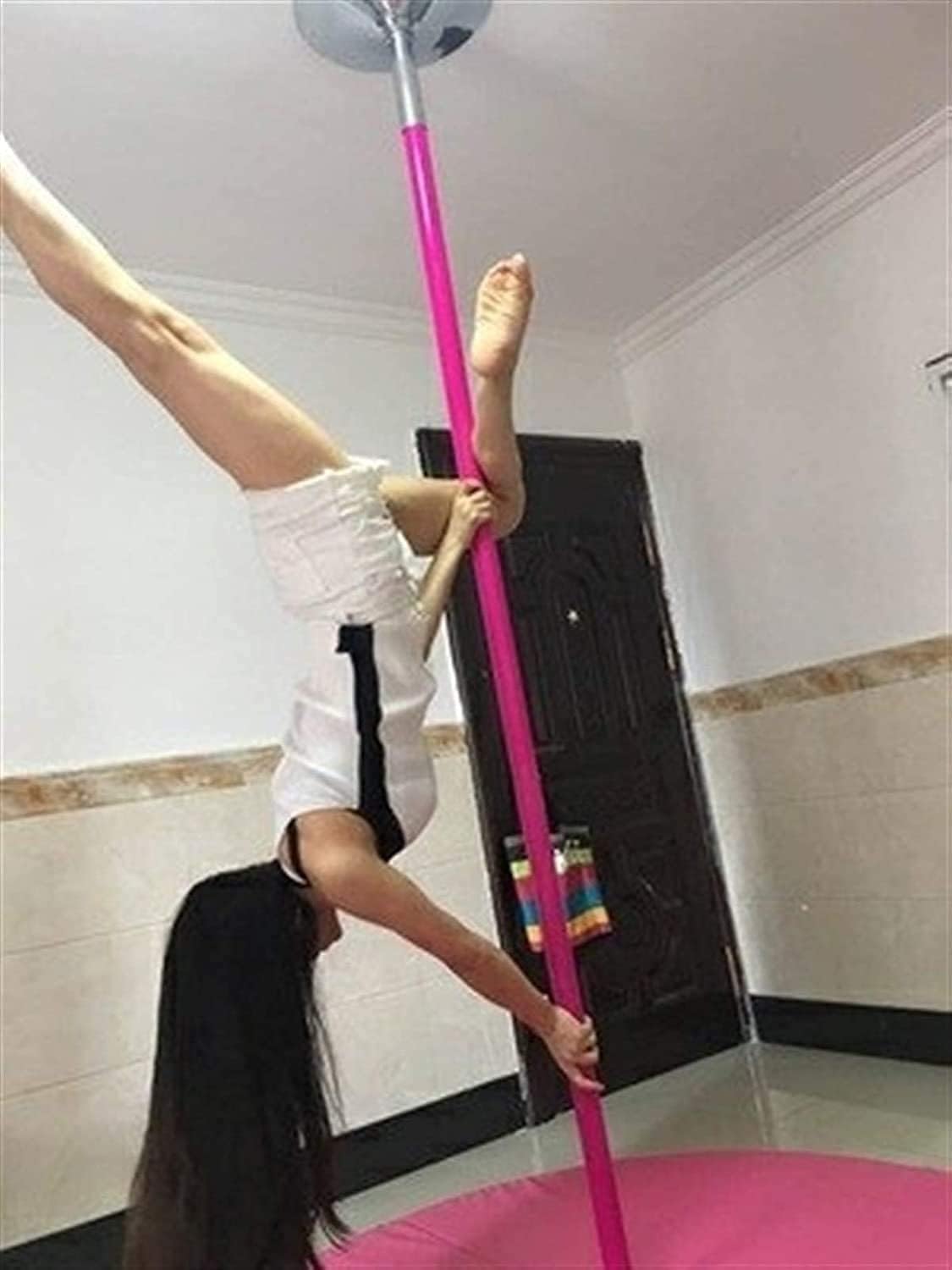 LJYT Dancing Pole,Silicone Portable Dance Fitness Pole Indoor Dance Training Pole for Beginner Professional Stripper Pole Dance Equipment