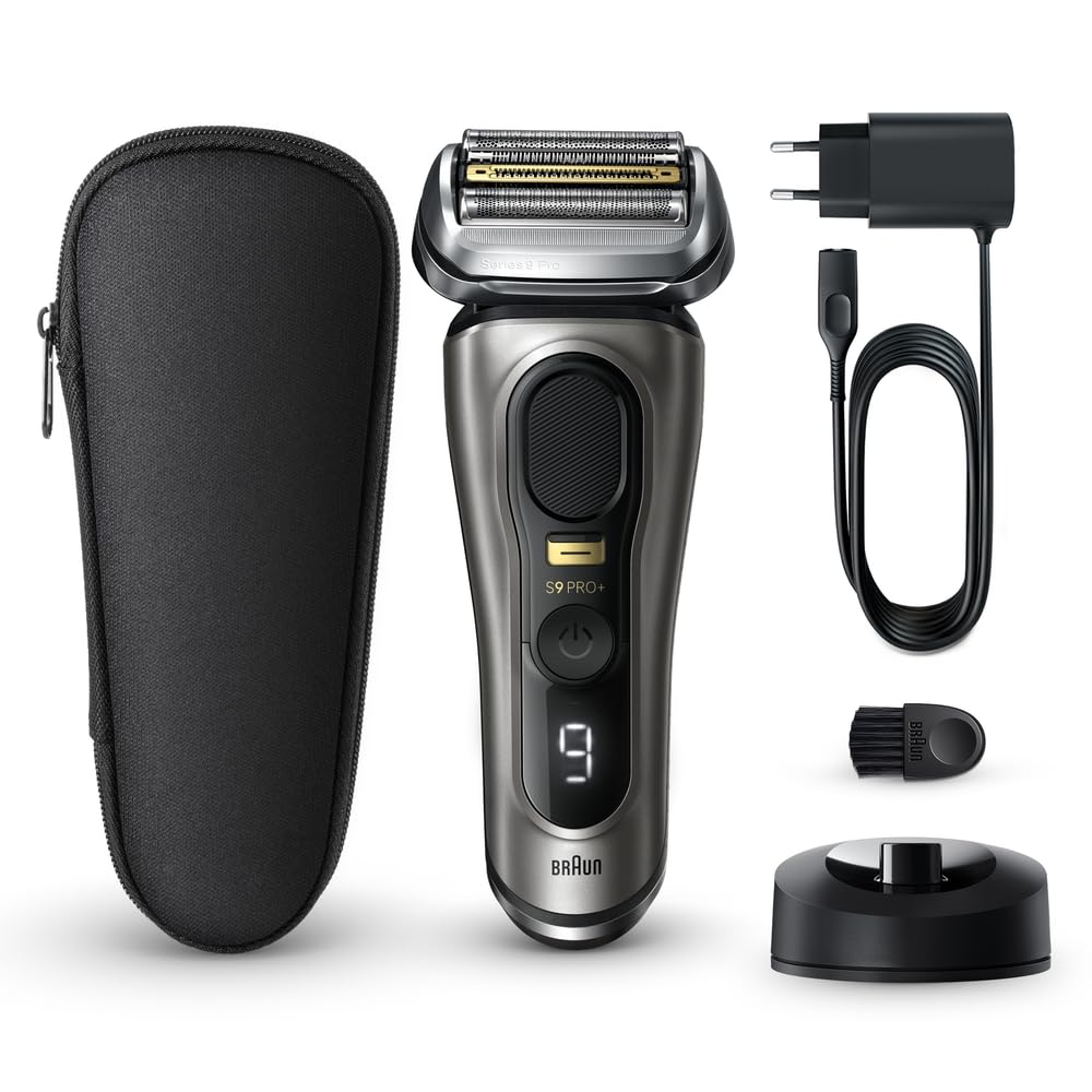 Braun Series 9 Pro elektryczna golarka męska 5 Pro ProTrimmer stacja ładująca 60 min na mokro i sucho