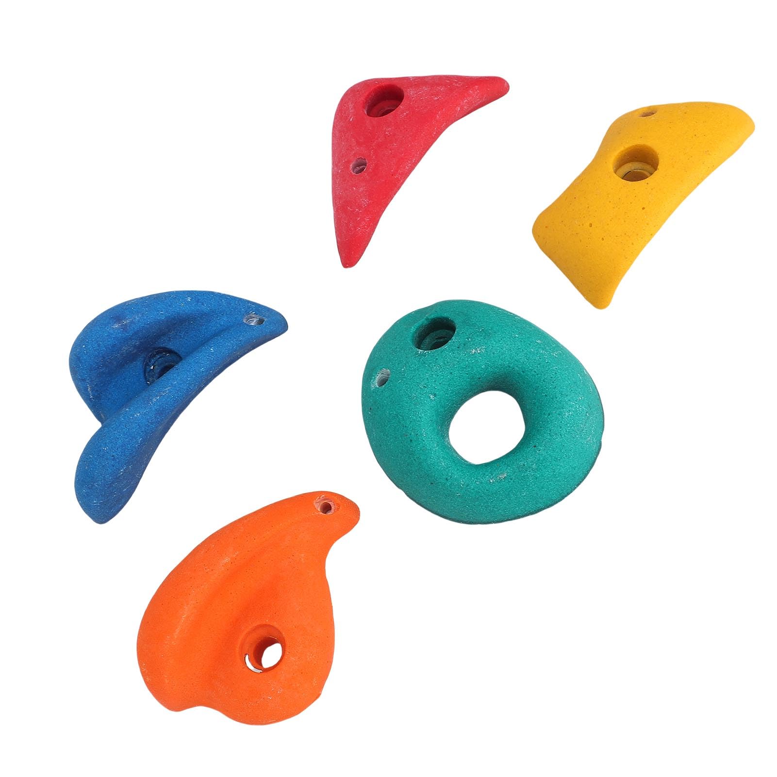 Brrnoo 5 Piezas Presas de Escalada Coloridas para Niños Interior y Exterior