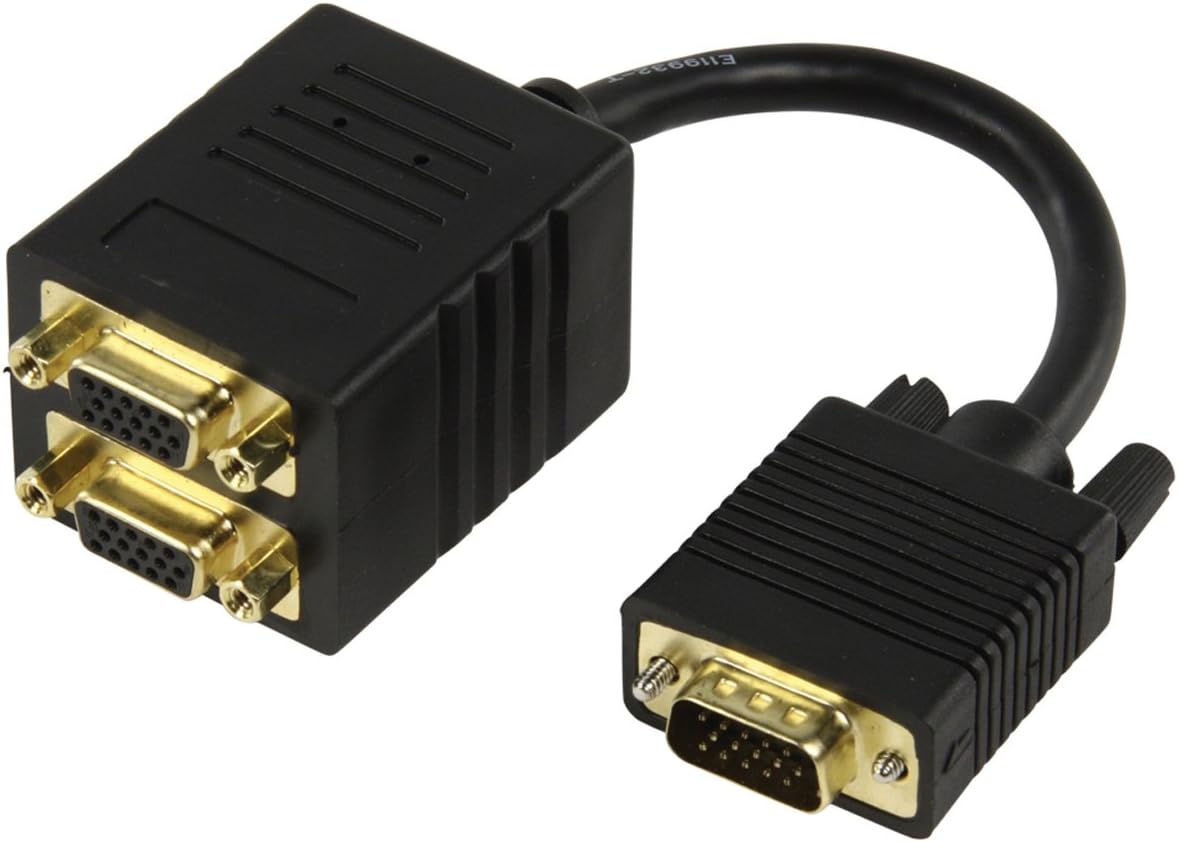 Ldabrye 2Port VGA Video Distributore VGA Splitter Per Monitor PC - Foto 8