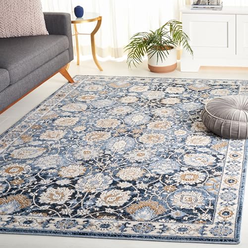 Safavieh Rosewood Area Rug Ivory & Blue 5'3 x 7'6