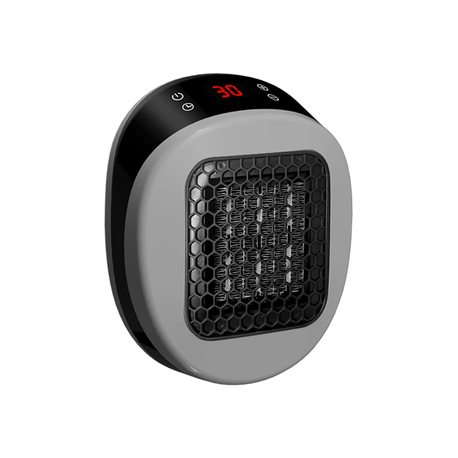 600W Space Heater Portable Electric Heaters for Indoor Use with Thermostat and LED Display Remote Wall Outlet Ceramic