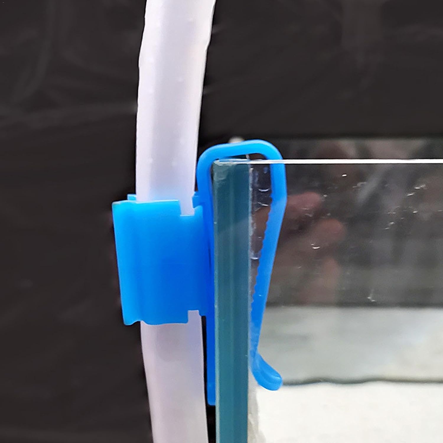 水族館濾過バケツ取り付けクリップ、水族館用水道管取り付けクリップ,水槽用水道管クランプホルダー - 家庭用水槽、水族館、カメ水槽用の