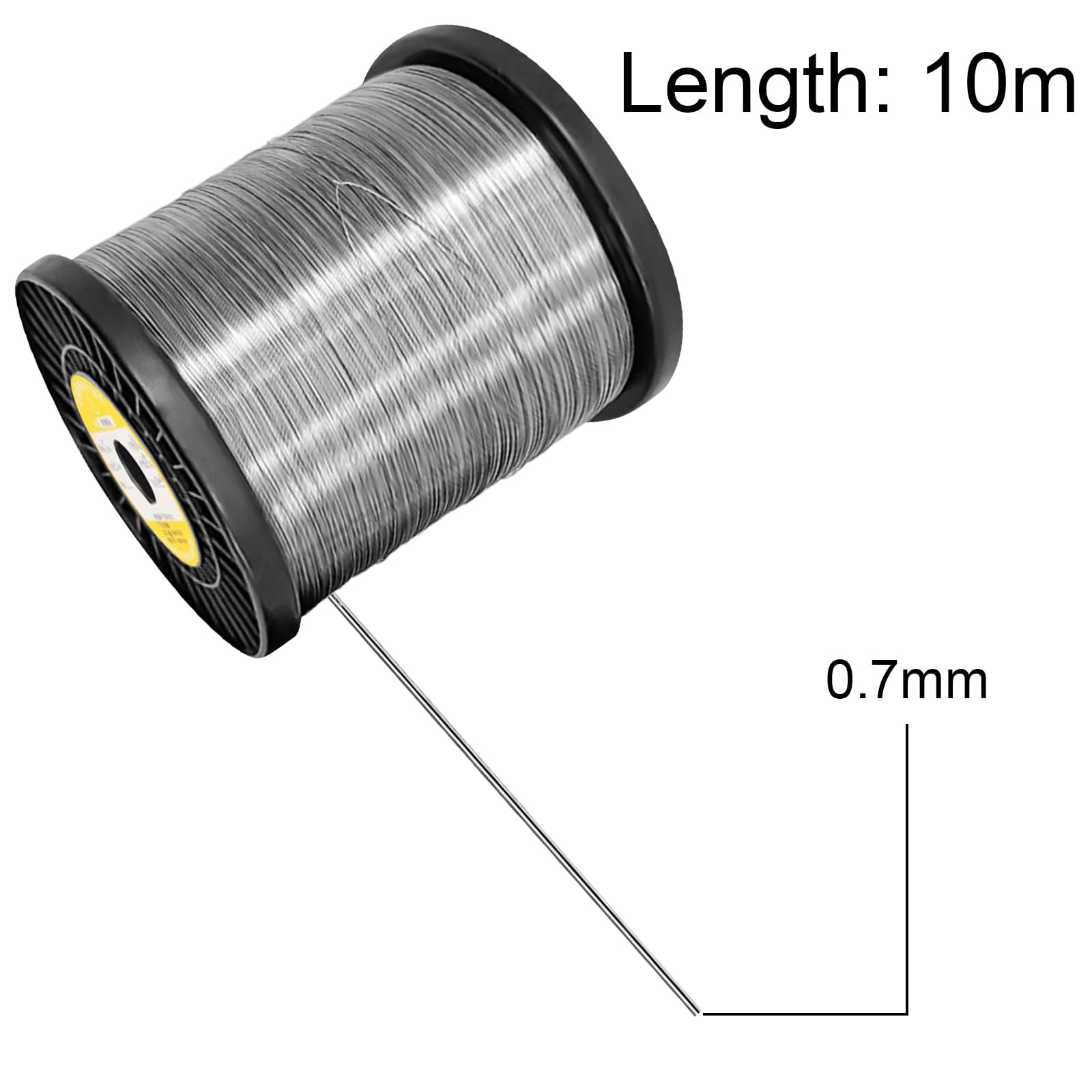 Alambre de corte de poliestireno 10 m 0,7 mm para espuma dura