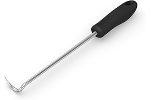 Cave Tools 12" Lefty Pigtail Flipper BBQ Grill and Smoker Accessory