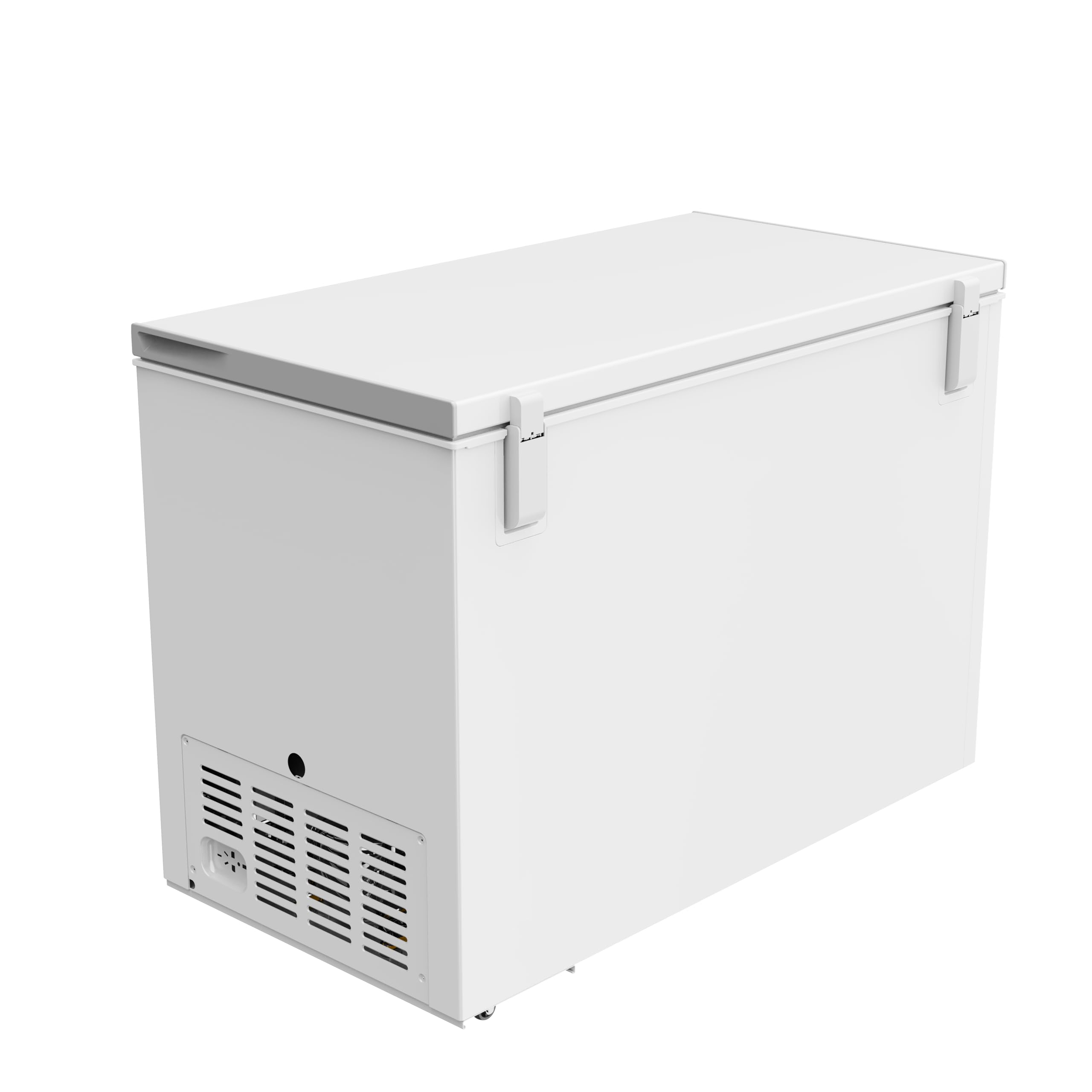 METRO Professional Congelatore a Pozzetto GHF2400, Acciaio/Alluminio, 136.5 x 73.5 x 83.5 cm, 130 W, 1 cestello, Illuminazione a LED, Con serratura, Bianco (400 L)