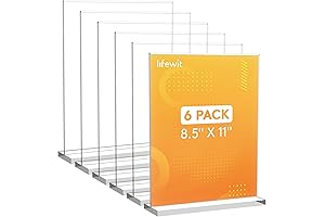 lifewit 4 Tier Plastic Clear Display Risers Stand