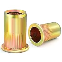 Vista 7 de 8 piezas de tuerca de remache de 1/2-13UNC, 304 de acero inoxidable, inserto roscado, cuerpo moleteado (VG30520)