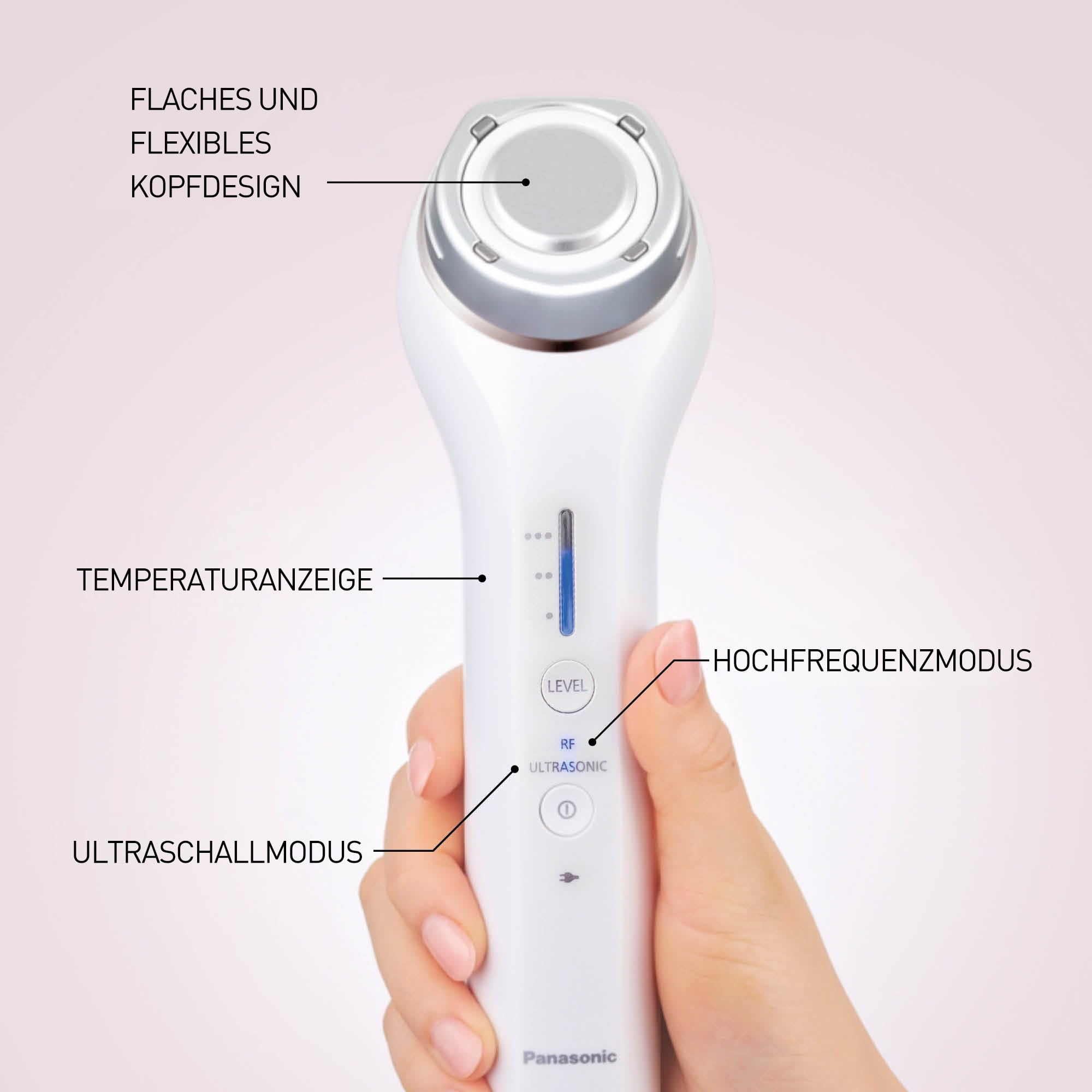 Panasonic EH-XR10, Radiofrequenz – und Ultraschallgerät für das Gesicht, innovative Beauty-Anwendungen zur Hautstraffung
