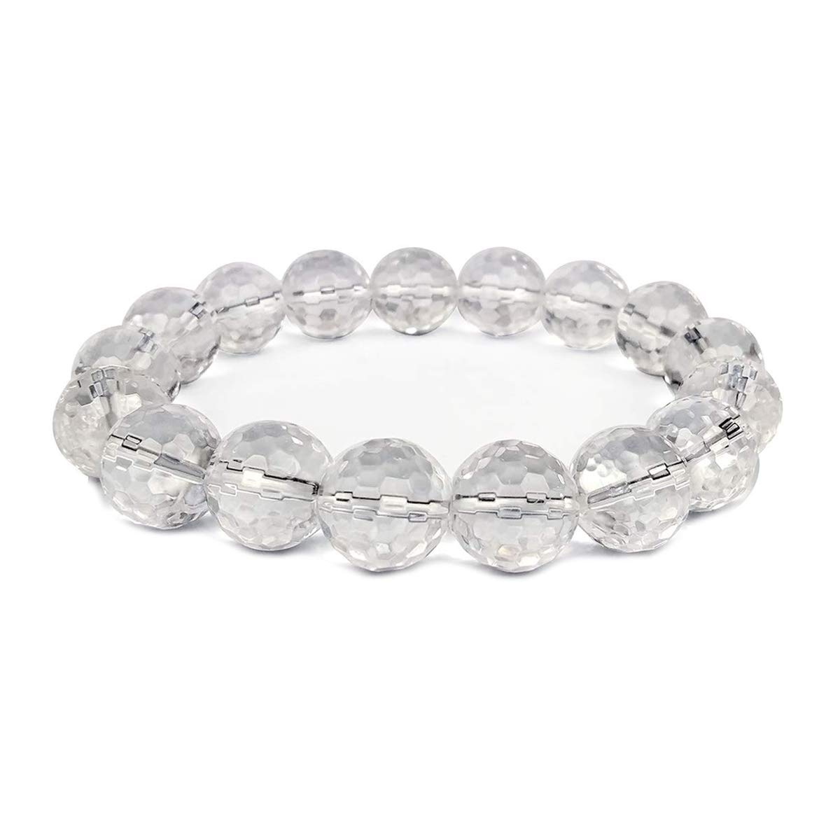 See full amazon price history chart for Crystu Natural Sphatik Clear Quartz Bracelet 12 mm Faceted Crystal Stone Bracelet for Reiki Healing and Crystal Healing Stone Bracelet (Color : Clear) Crystu Natural Sphatik Clear Quartz Bracelet 12 mm Faceted Crystal Stone Bracelet for Reiki Healing and Crystal Healing Stone Bracelet (Color : Clear) (B07QBNB5XZ) Amazon Price History, Amazon Price Tracker
