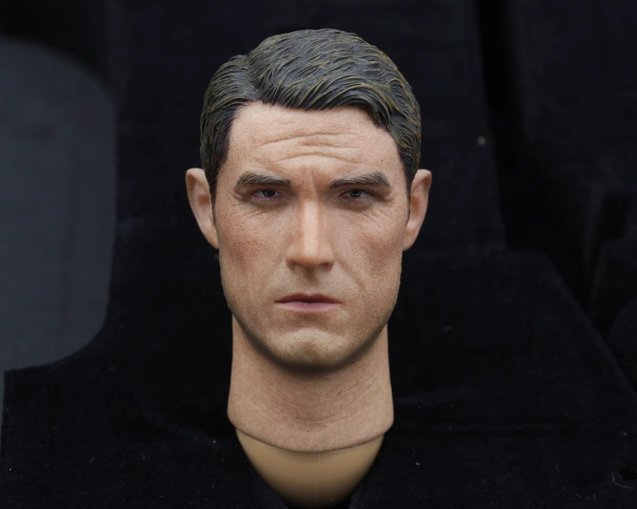Testa Scolpita Maschile Asiatica 1/6 Per Action Figure – PVC, Senza Barba, Per Modellismo E Collezione