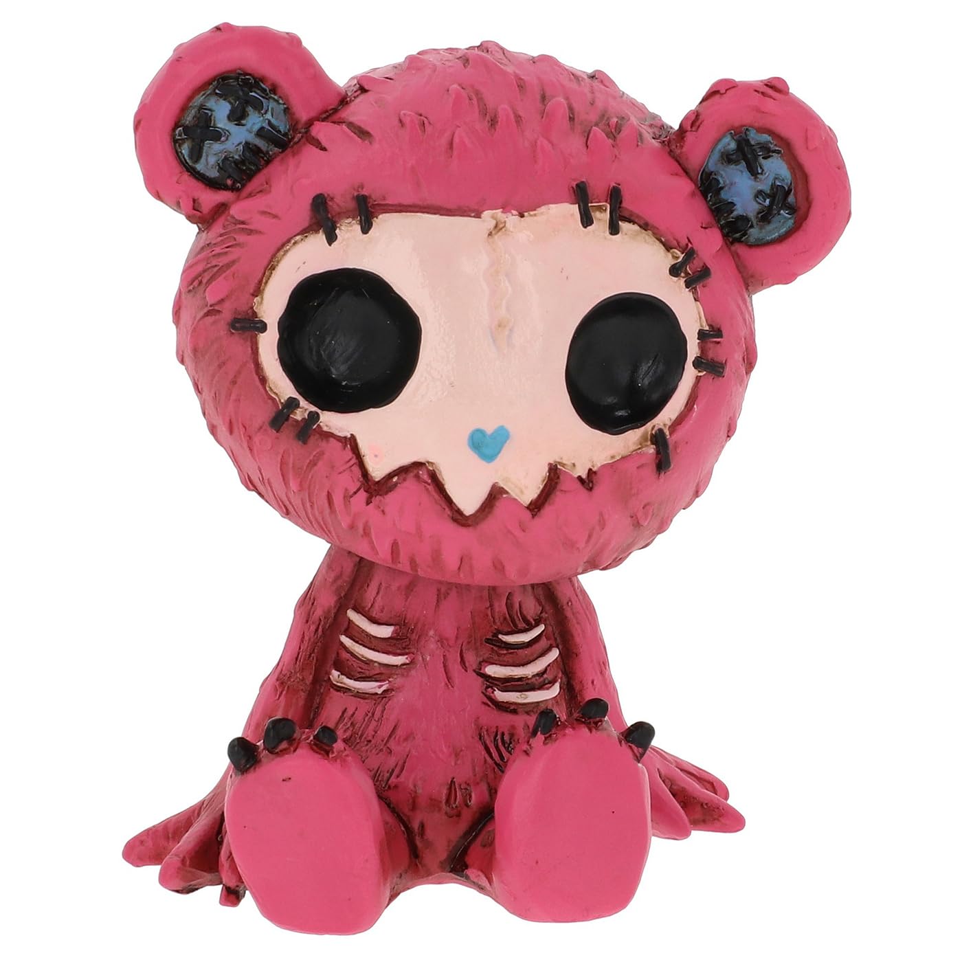 Shudehill Giftware Gus Fink Boogily Head Bobble Buddy - Devil Doo, Boris the Bat, Stitch the Bear, Hypnocat bobble heads resin (Stitch Bear Pink)