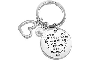 Gifts for Mom from Daughter Son - Best Mom Keychain