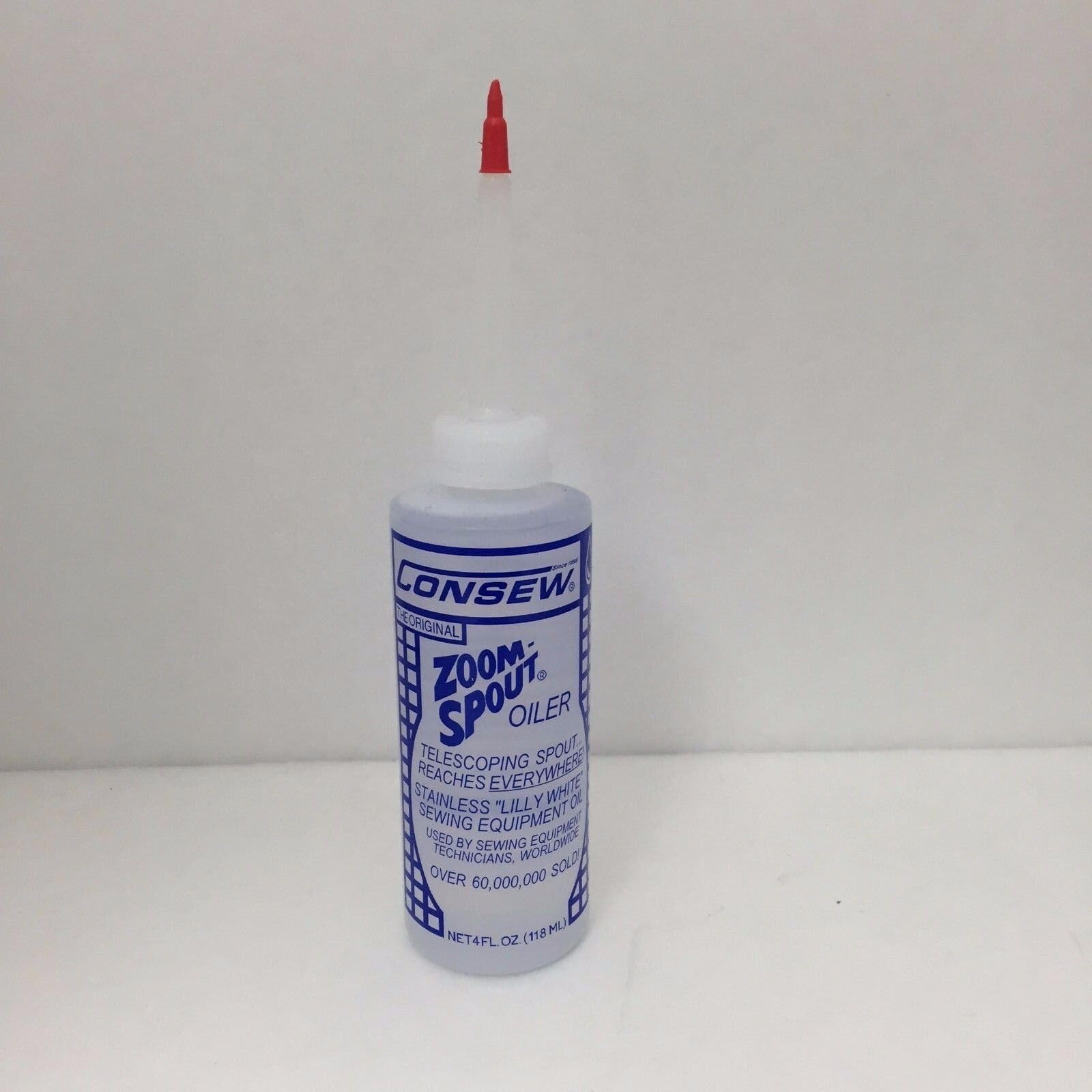 Teamwork Zoom Spout Sewing Machine Oil/Oiler 4 FL Oz Clear Oil