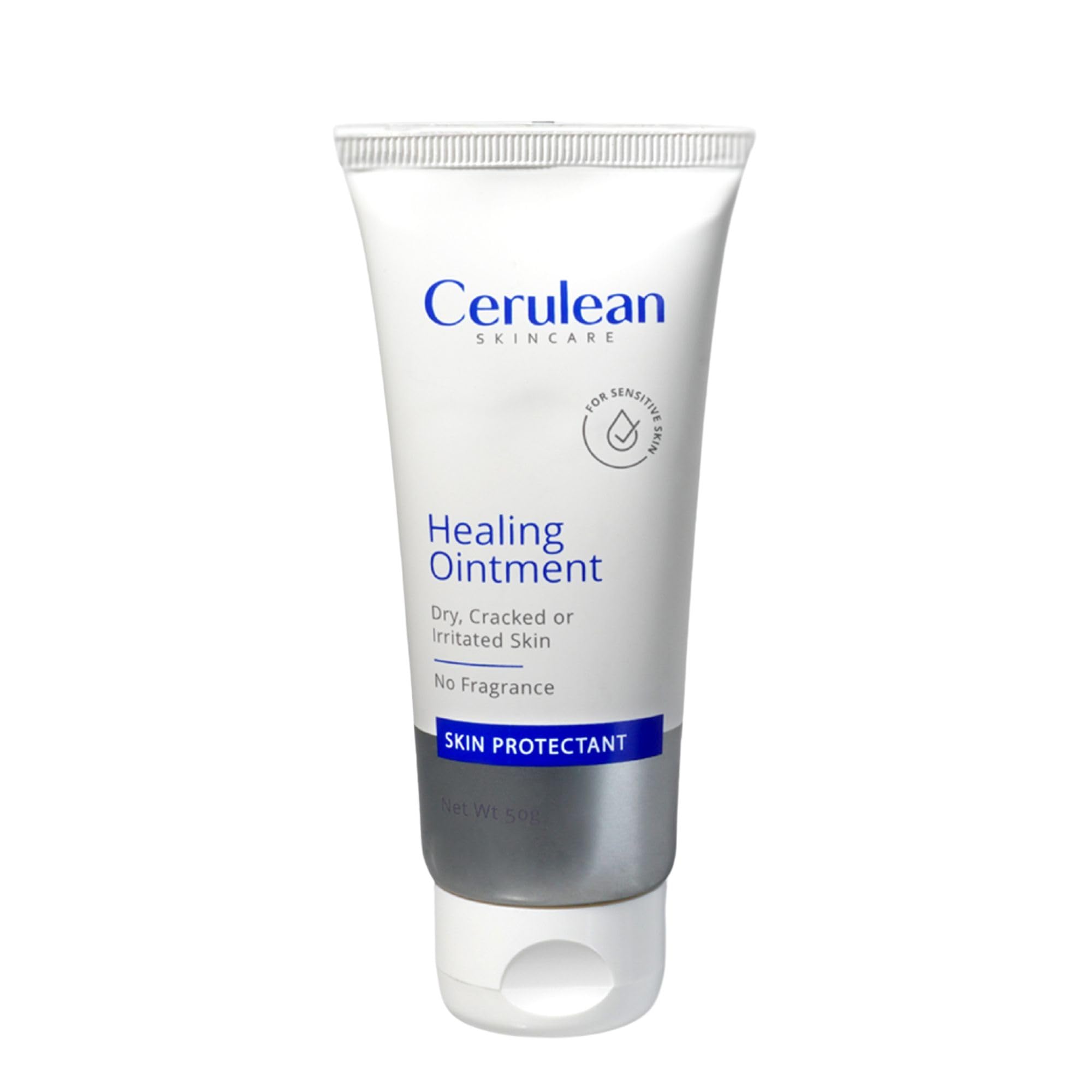 Cerulean Healing Ointment for Cuts, Scrapes, Burns, Damaged, Crack Skin & Lips | Reduce Redness | Wound Healing Ointment for Burns, Sunburns & Irritated Skin | Multi Purpose Skin Treatment Ointment | Paraben Free & Unscented | 50g (B0CRYF45N5) Amazon Price History, Amazon Price Tracker
