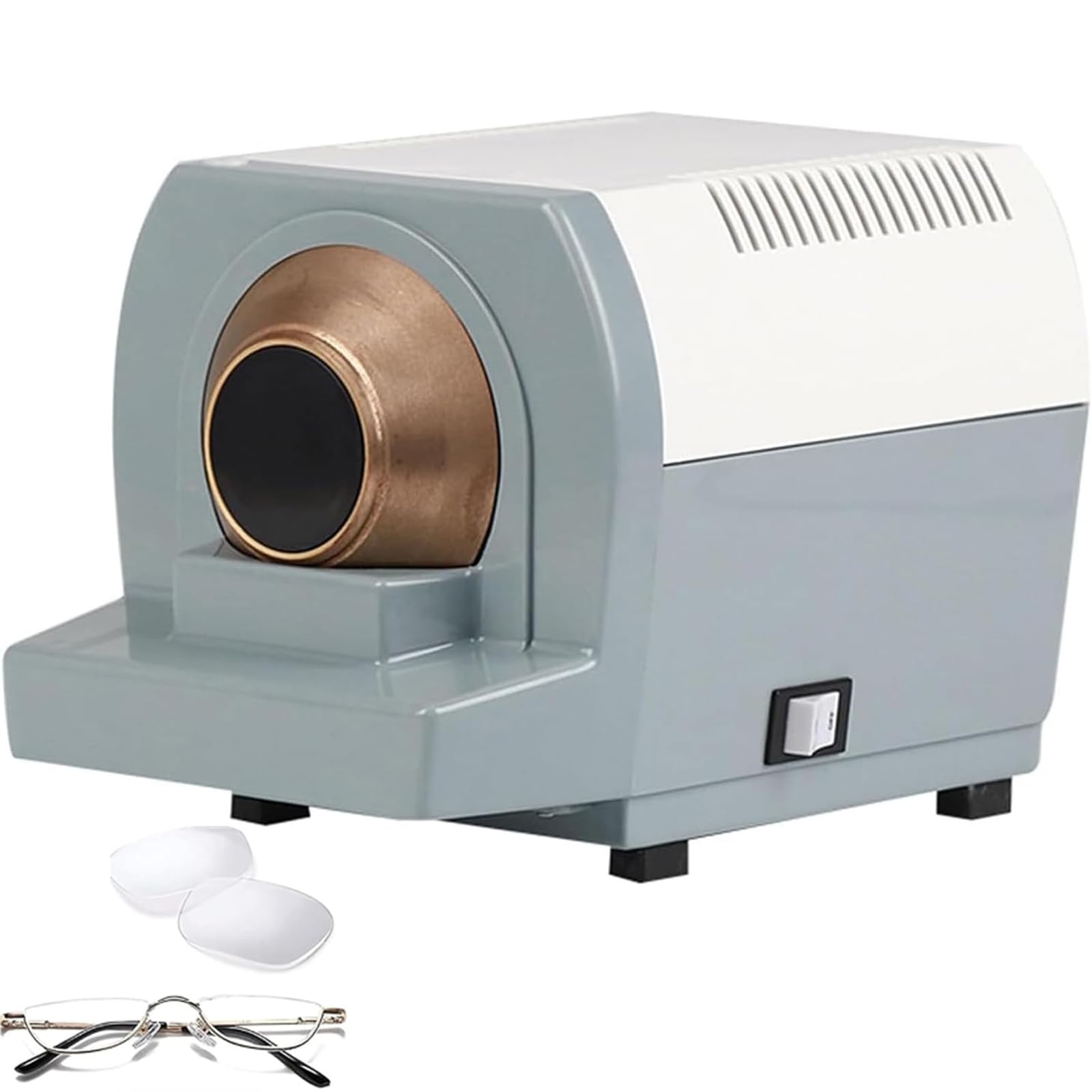 Máquina Manual Para Pulir Y Biselar Lentes Ópticas, Rectificadora Manual De 75 W, Con Muela De Diamante, Interruptor De Inversión, Pulidora De Lentes Para Ópticas Y Centros De Formación En Optometría