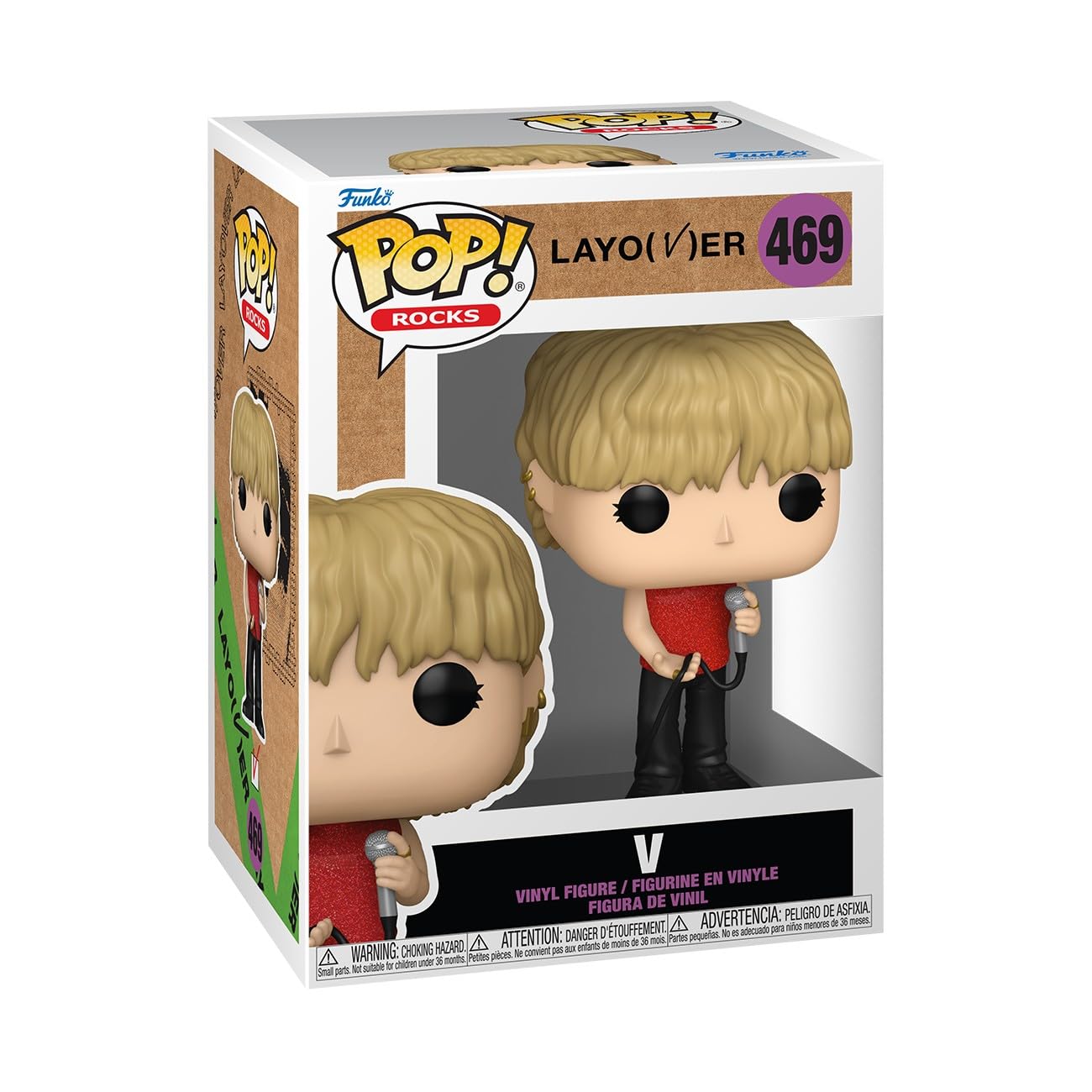 FunkoPop! Rocks: V - (Love Me Again) - BTS - Collectable Vinyl Figure - Gift Idea - Official Merchandise - Toys for Kids & Adults - Music Fans - Model Figure for Collectors and Display