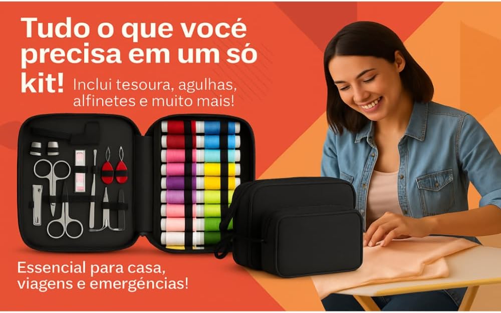 Kit de Costura E Linhas Completo C/ 96 Peças, para Reparo Com Estojo Preto Kit de Costura, Costura, Linha de Costura, Agulha de Costura, Costura Acessórios, Para Reparo Com Estojo Preto Premium Kit de Costura E Linhas Completo C/ 96 Peças, para Reparo Com Estojo Preto Kit de Costura, Costura, Linha de Costura, Agulha de Costura, Costura Acessórios, Para Reparo Com Estojo Preto Premium