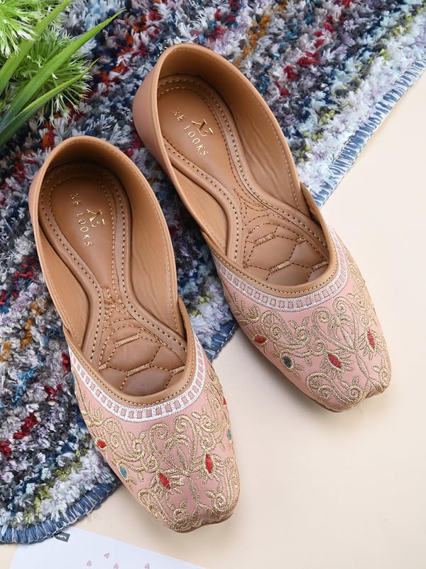 Image of XE Looks Flat Comfortable, Trend & Fancy Punjabi Jutti For Women & Girls