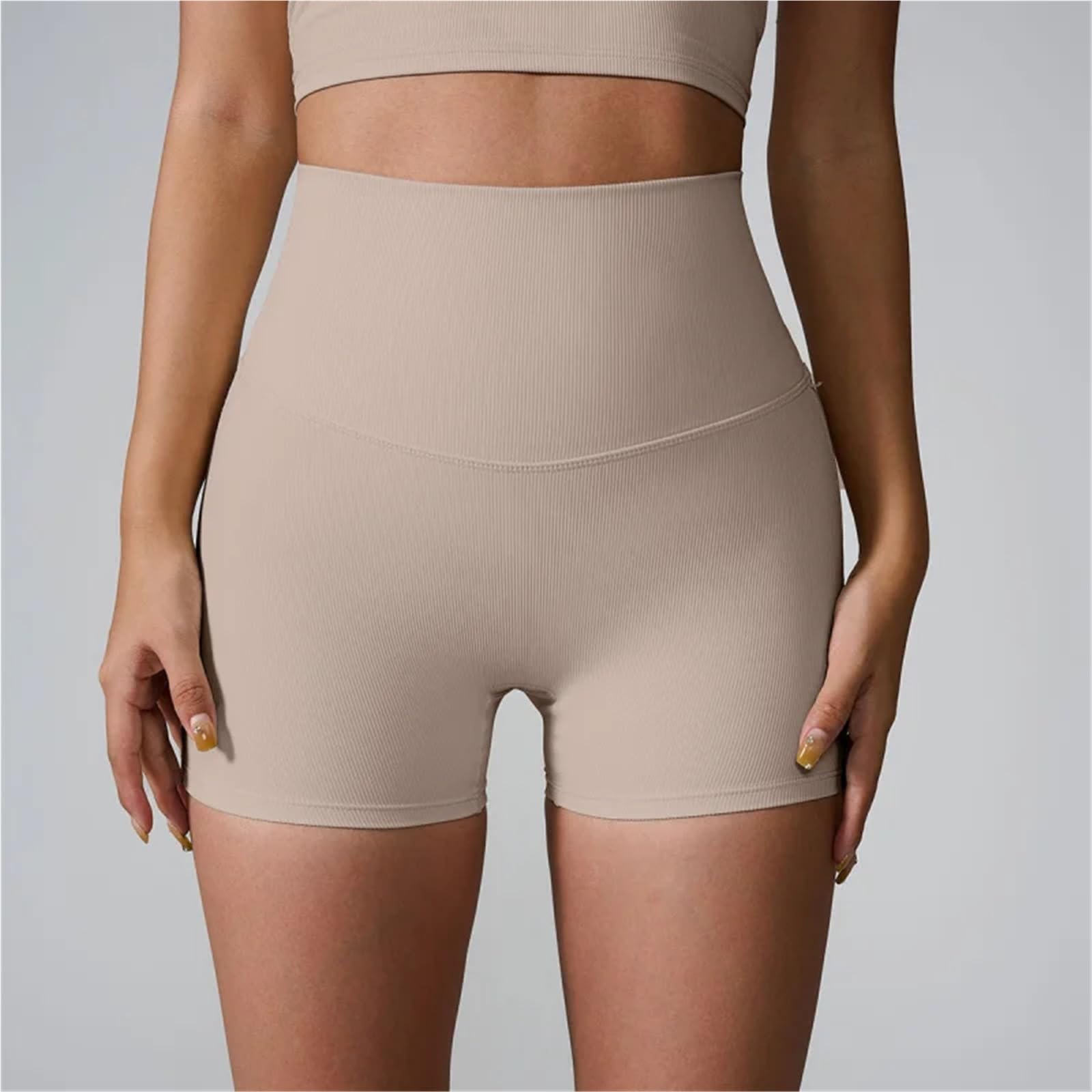 Short De Sport sans Coutures, Croisé dans Le Dos, Taille Haute, Effet Gainant, Pêche, Course À Pied, Séchage Rapide, Fitness, Yoga, Vêtements