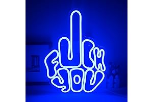 Letters Gesture Neon Signs - Radiate the Neon Nightlife!