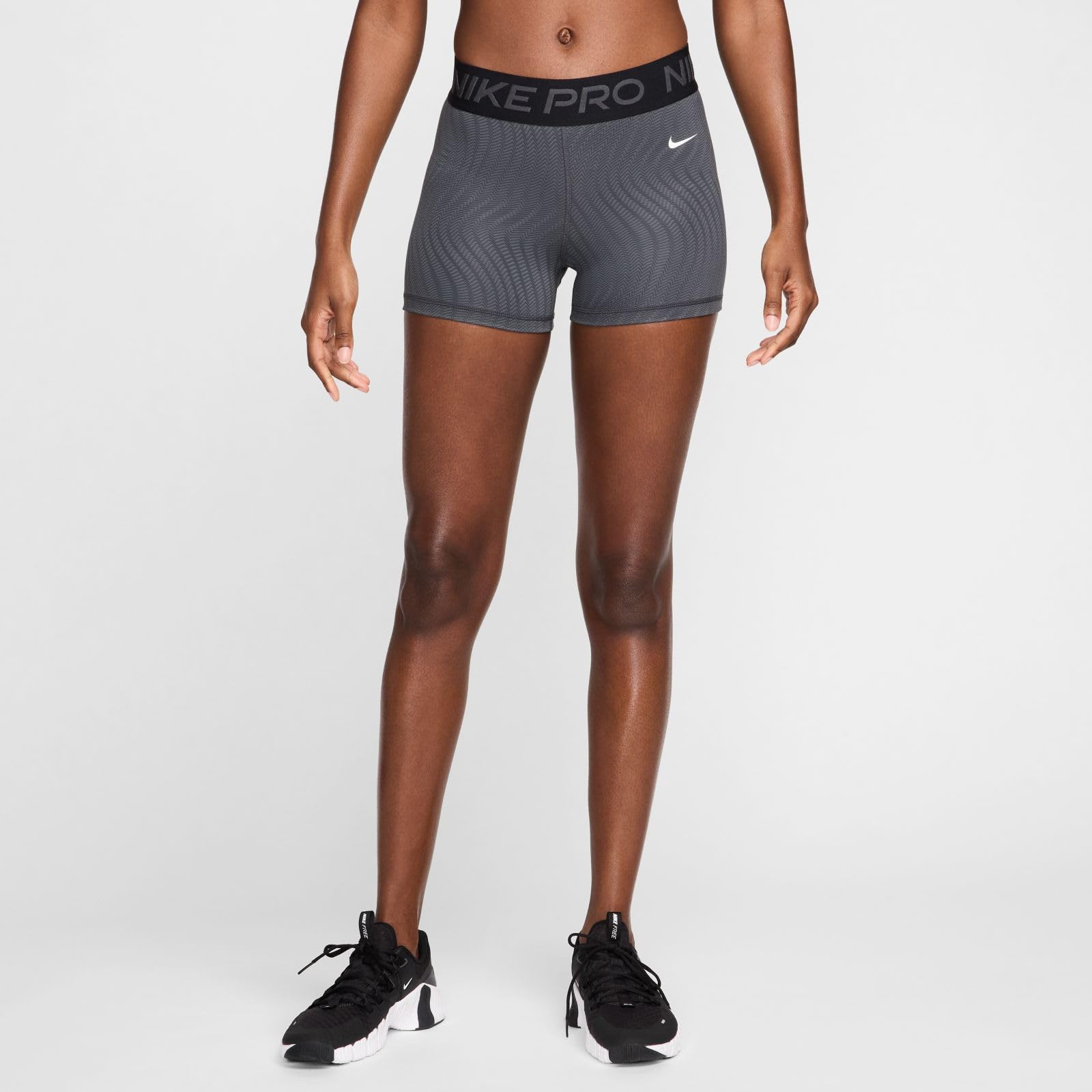 Nike Damen Pro Dri-fit Mr 3in AOP Short (Ca. 7,5 Cm) - Pantalones Cortos Mujer