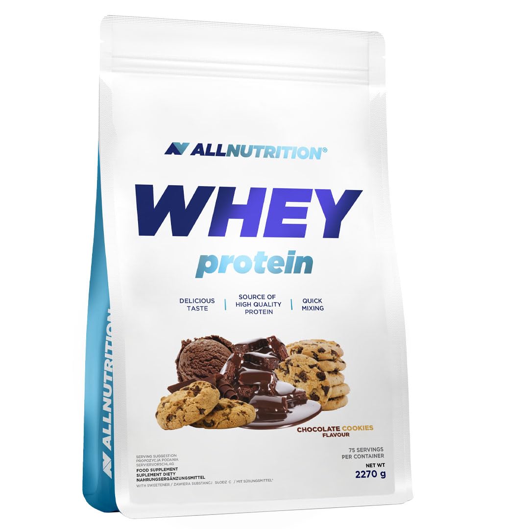 ALLNUTRITION WHEY PROTEIN 2270grams CHOCOLATE COOKIE | 26grams whey protein concentrate in each scoop (30grams)