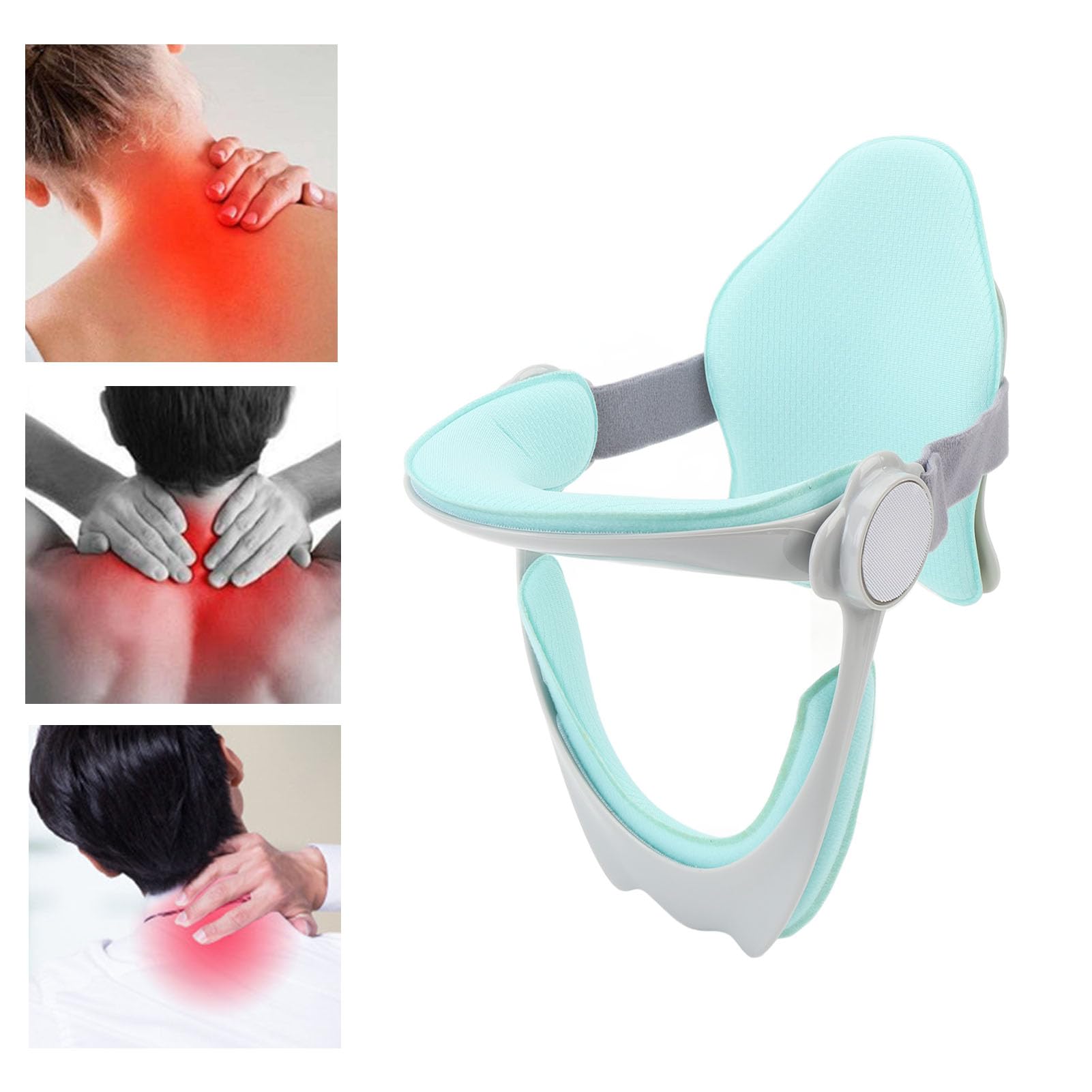 Autonction de Cou de Support de Cou Réglable pour Correction de Posture Correction à 360 Degrés de Cou Réglable avec Tissu Respirant pour les étudiants de Bureau