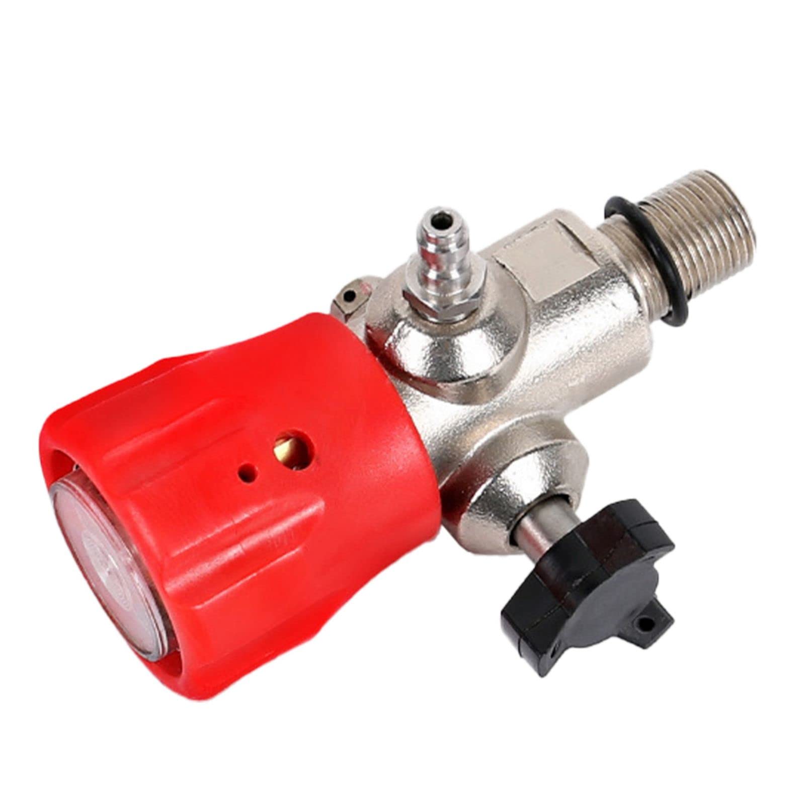 TUXING 4500PSI Station de remplissage de paintball PCP haute pression HPA Réservoir de CO2 Réservoir en fibre de carbone Système de charge DIN avec jauge de remplissage de gaz haute pression M18*1.5