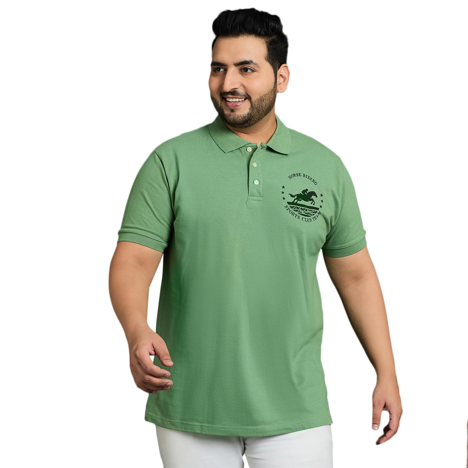 bigbanana Plus Size Men's Regular Fit Printed Polo Tshirt-picture-14