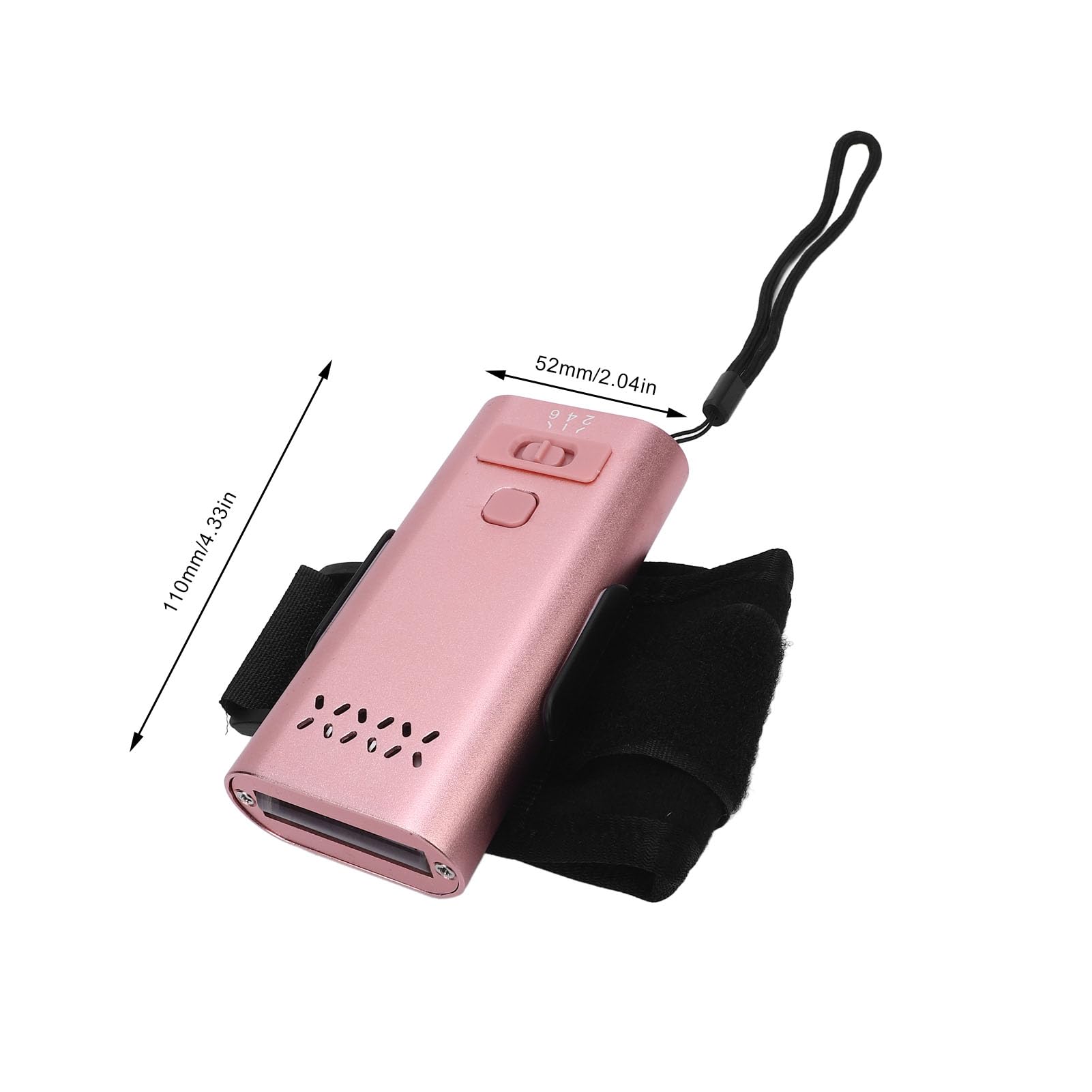 Tosuny 6W UV-LED-Härtungslampe 395nm |3-Gang-Gel-Handgelenklampe für Nagel- und Wimpernverlängerung und Haarkunst (Roségold)