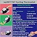 MONKEMON 3387134 Dryer Thermostat 3977393 & 3392519 Thermal Fuse 3977767 Thermostat Compatible Whirlpool Kenmore Roper maytag Estate Inglis Crosley Amana kitchenaid, Figure 6 is Compatible Model