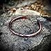 Hand Forged Elegant Iron Cuff Bracelet Viking Armring Norse Jewelry (Copper)