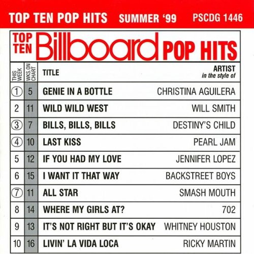 Sing The Hits Of Top Ten Billboard Pop Hits Summer '99