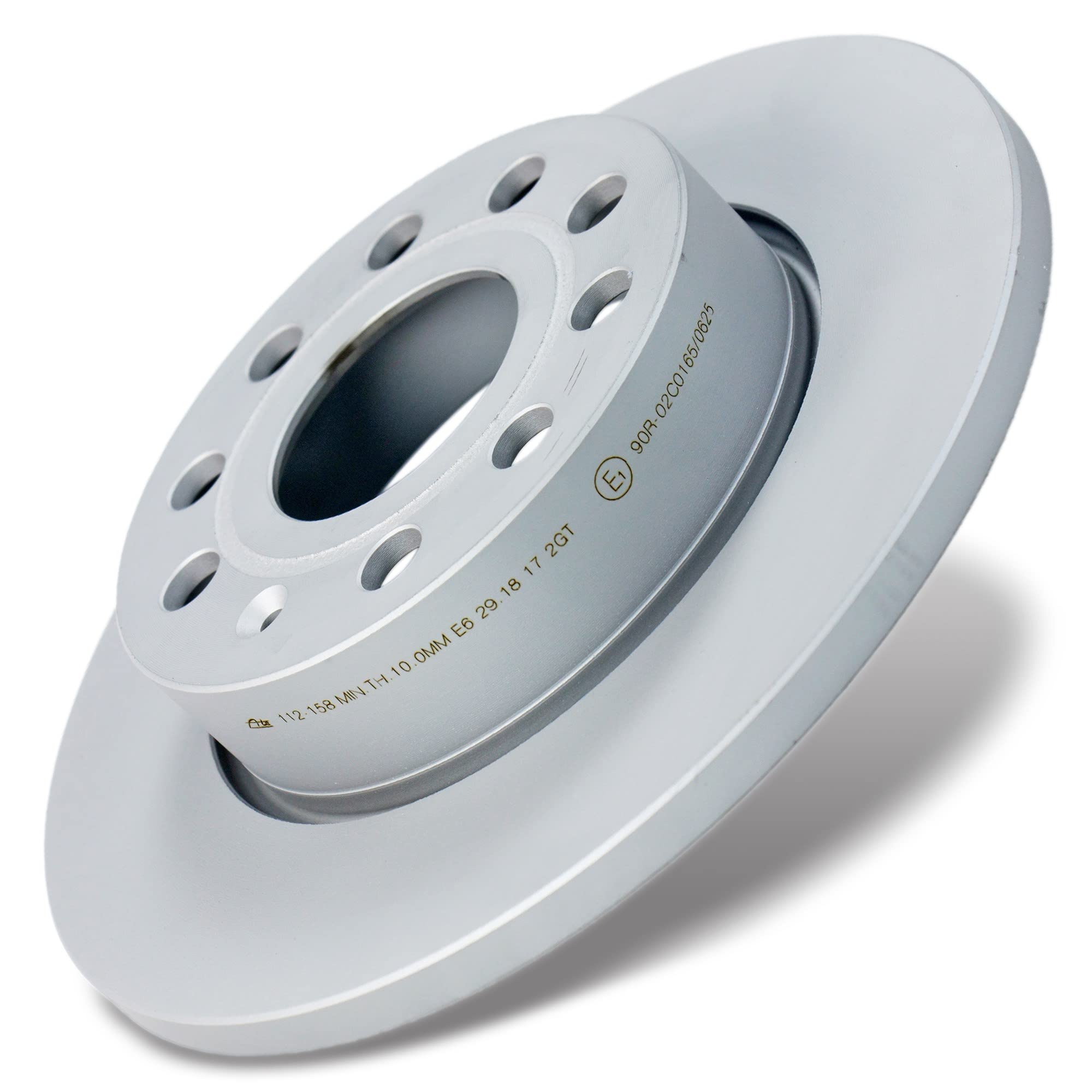 ATE Set di freni per asse posteriore +dischi freno posteriori ¯ 256mm pieni e pastiglie freno ceramiche posteriori Compatibile con AUDI A3, SEAT, SKODA, VW CADDY, GOLF 5+6, JETTA 3, SCIROCCO 3, TOURAN