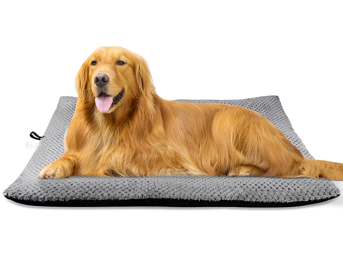 Cama para perro extragrande: lavable, 122 x 76 cm, alfombrilla para perros y gatos | Cama mullida de sherpa suave y cálida para perros para mascotas grandes y extragrandes, color gris, XXL