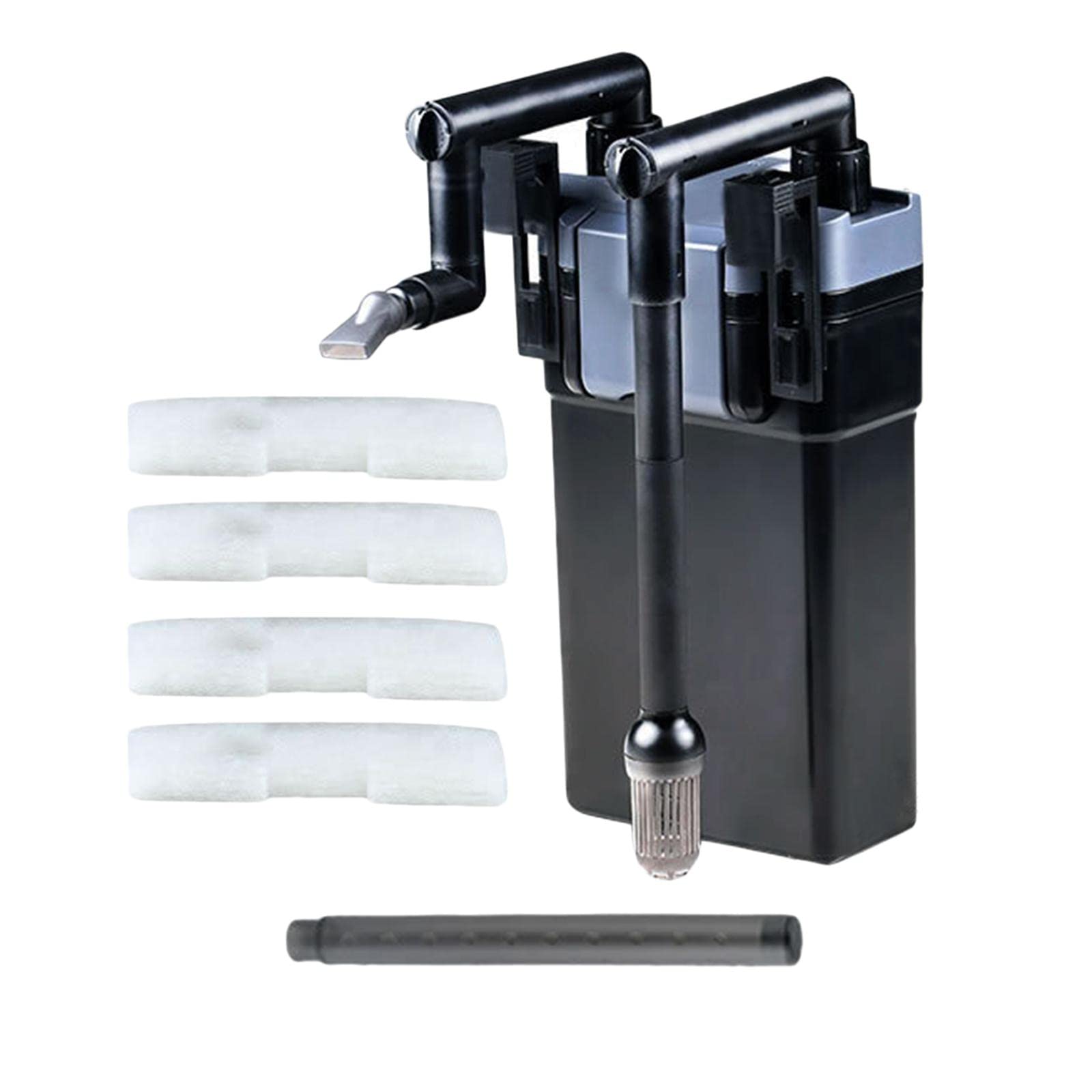 Externes Aquarium, Tauchfähig, Zur Wandmontage, für Aquarien von 20 bis 80 cm, 135x245x60mm