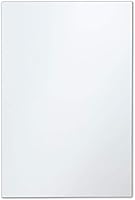 Vista 9 de Better Bevel - Espejo ovalado oblongo, sin marco, de 20 x 30 pulgadas, borde biselado de 1 pulgada, espejo de pared de baño