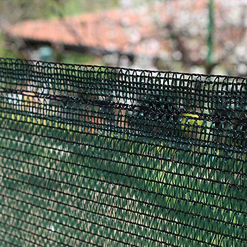 De Santis Telo Rete ombreggiante Larghezza 4 MT Ombra 90% Verde frangisole schermatura Copertura Anti UV. (60)