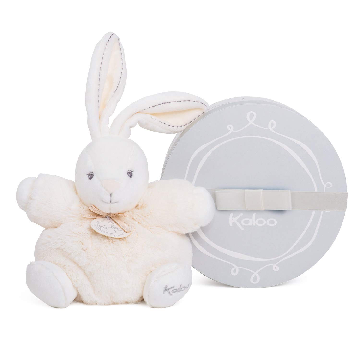K962154 Perle Chubby Rabbit Plush Toy Cream 18 cm