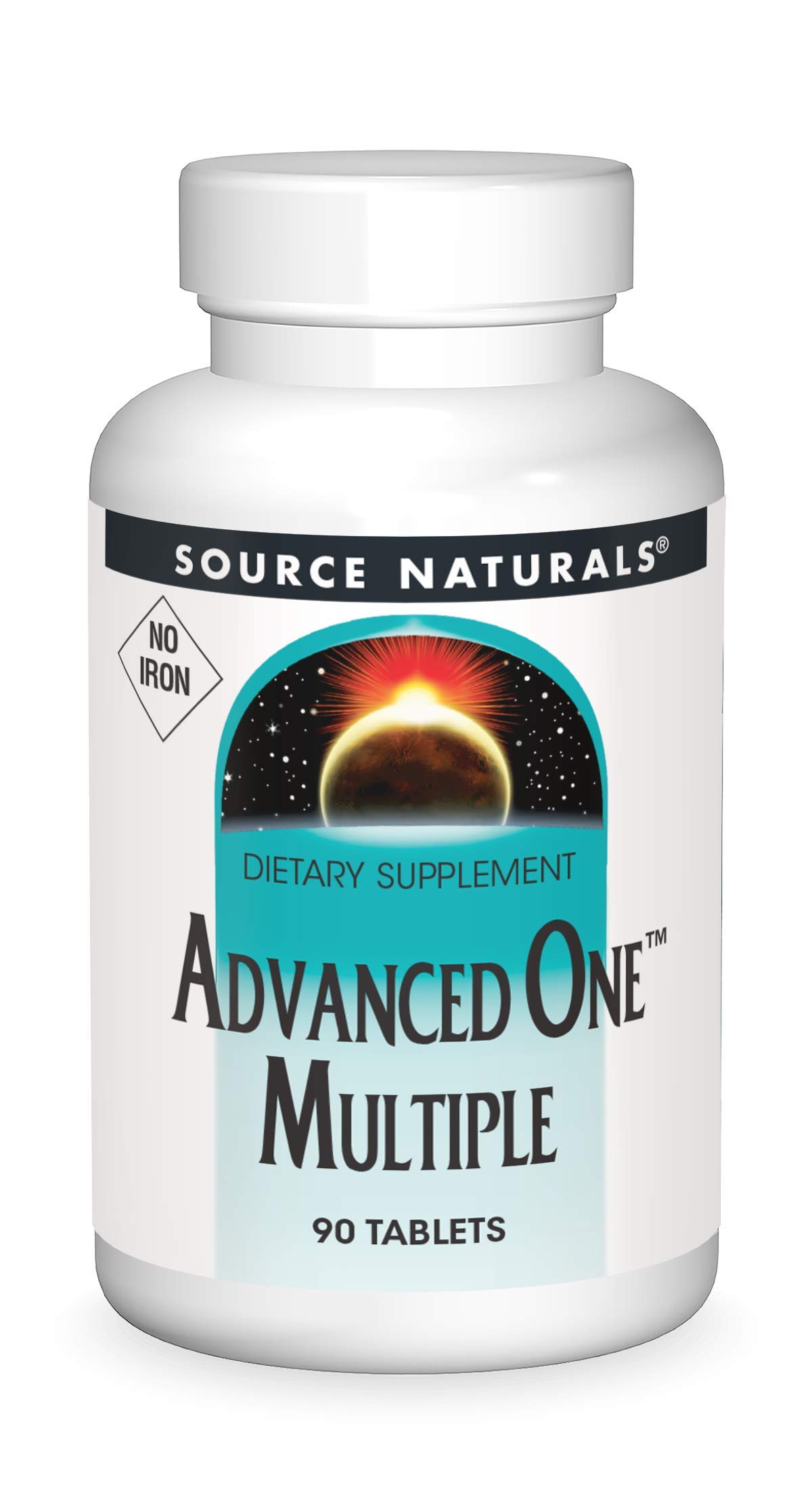 Source Naturals Advanced One No Iron Multiple, 90 Tablets
